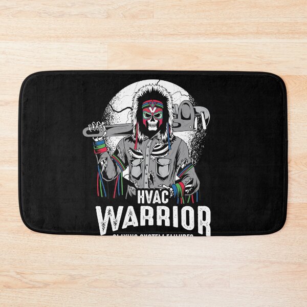 Item preview, Funny HVAC Technician Skeleton Warrior designed and sold by Crush Retro®.