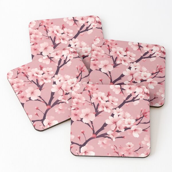 Item preview, Cherry Blossom Elegance in Seamless Pattern 4 designed and sold by Tom-Johnson.