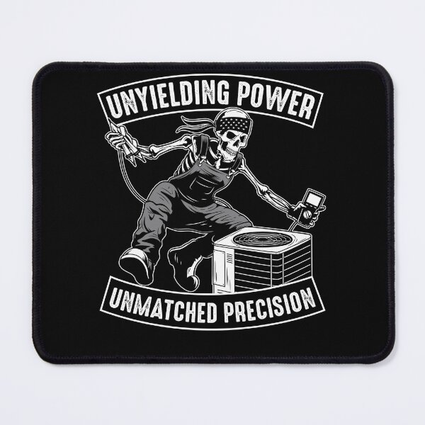 Item preview, Funny HVAC Technician Unyielding Power designed and sold by Crush Retro®.