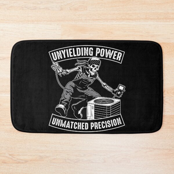 Item preview, Funny HVAC Technician Unyielding Power designed and sold by Crush Retro®.