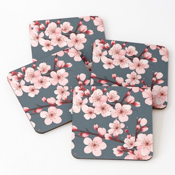 Item preview, Cherry Blossom Elegance in Seamless Pattern 7 designed and sold by Tom-Johnson.