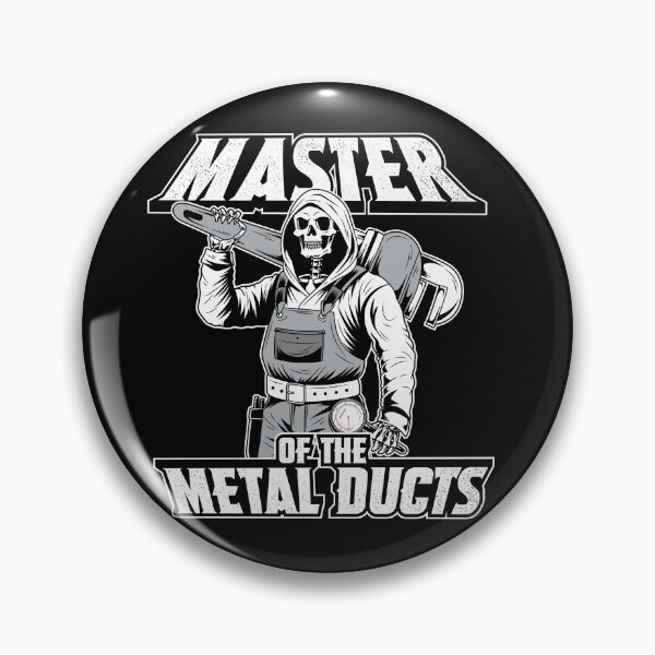 Item preview, Funny HVAC Technician Master of the Metal Ducts designed and sold by Crush Retro®.
