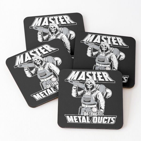 Item preview, Funny HVAC Technician Master of the Metal Ducts designed and sold by Crush Retro®.