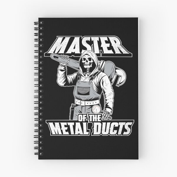 Item preview, Funny HVAC Technician Master of the Metal Ducts designed and sold by Crush Retro®.