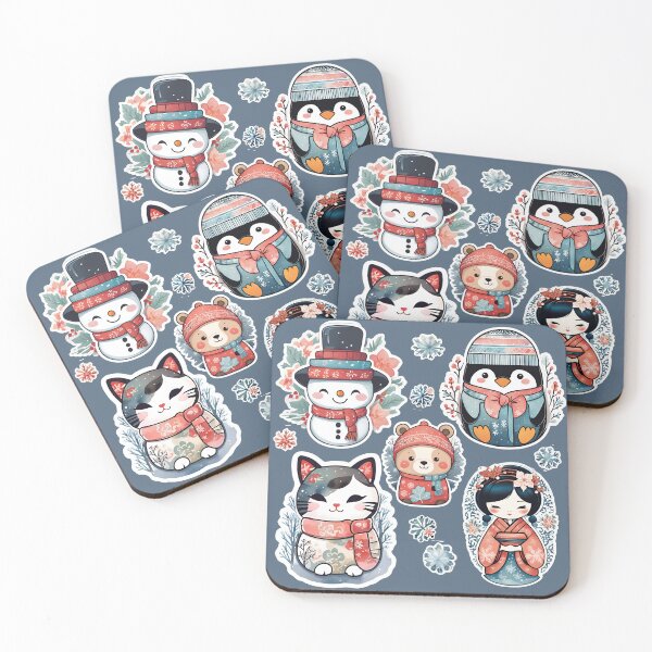 Item preview, winter cuties - Japanese inspiration designed and sold by VickyJo111.