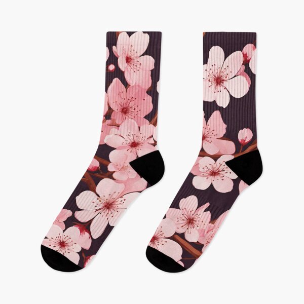 Item preview, Cherry Blossom Elegance in Seamless Pattern 8 designed and sold by Tom-Johnson.