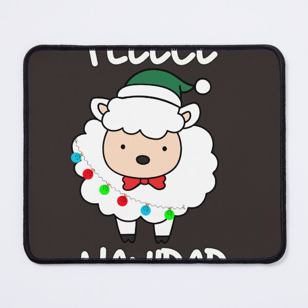 Item preview, Fleece Navidad Sheep Shirt with Green Hat – Funny Xmas Pun Top designed and sold by wedad01.