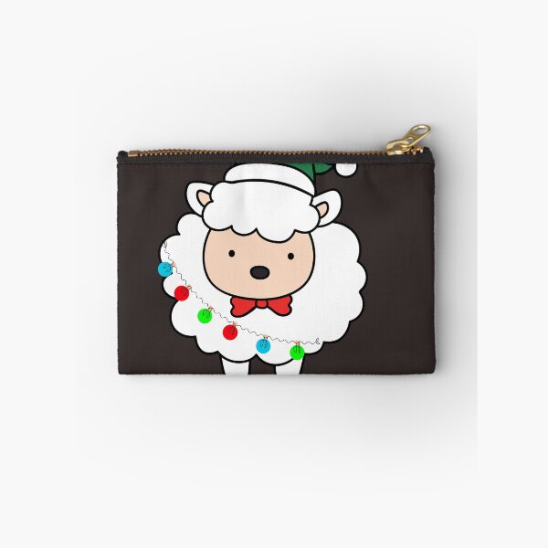 Item preview, Fleece Navidad Sheep Shirt with Green Hat – Funny Xmas Pun Top designed and sold by wedad01.