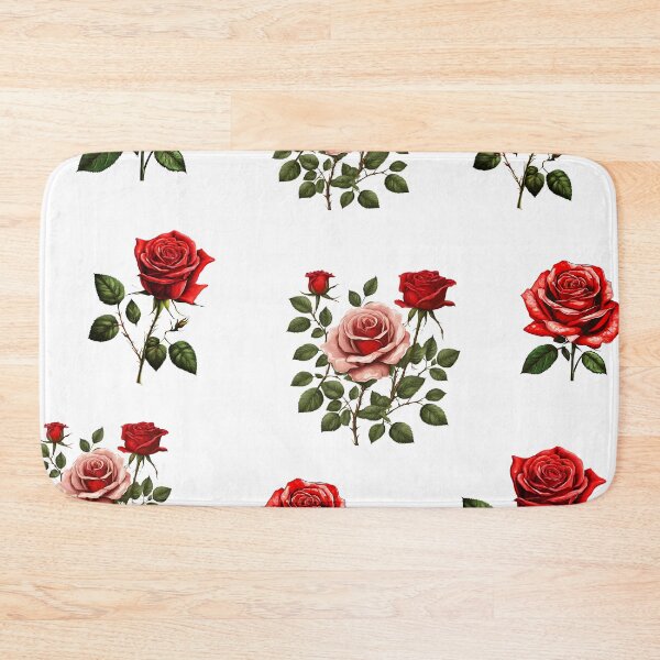 Item preview, Cherry Red Rose Radiance Pattern 1 designed and sold by Tom-Johnson.