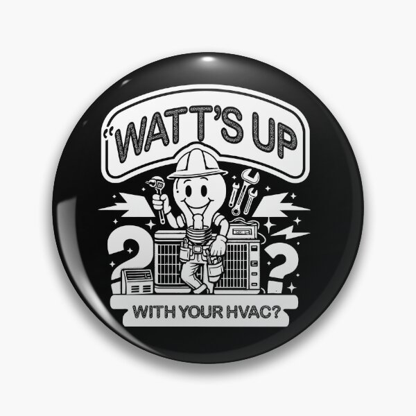 Artikelvorschau, Lustiger HVAC-Techniker, süßes Watt's Up entworfen und verkauft von Crush Retro®.