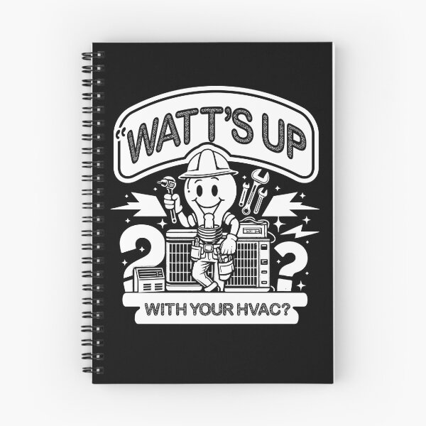 Item preview, Funny HVAC Technician Cute Watt's Up designed and sold by Crush Retro®.