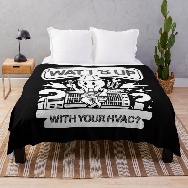 Item preview, Funny HVAC Technician Cute Watt's Up designed and sold by Crush Retro®.