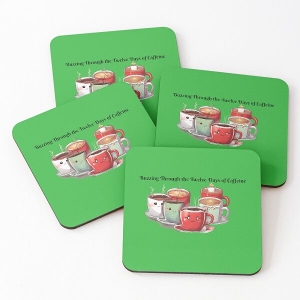 Item preview, Buzzing Through the Twelve Days of Caffeine designed and sold by Beverly Kempf.