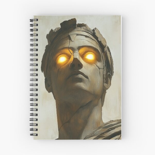 Item preview, Neon Gaze: Futuristic Greek Sculpture designed and sold by Enea Kelo.