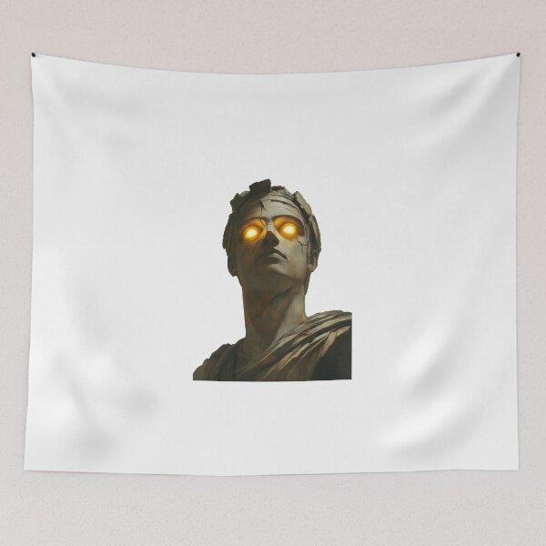 Item preview, Neon Gaze: Futuristic Greek Sculpture designed and sold by Enea Kelo.