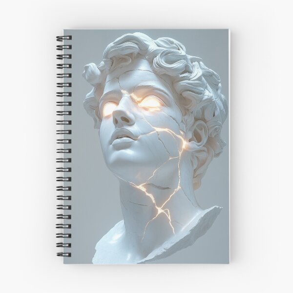 Item preview, Neon Gaze: Futuristic Greek Sculpture designed and sold by Enea Kelo.