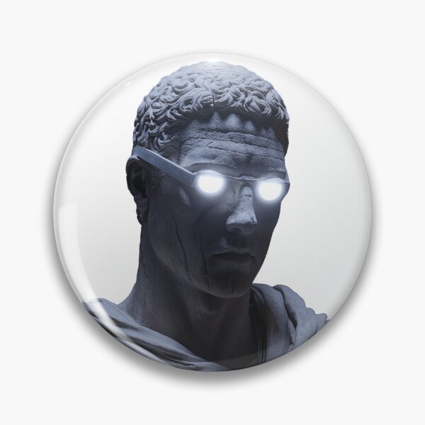 Item preview, Neon Gaze: Futuristic Greek Sculpture designed and sold by Enea Kelo.