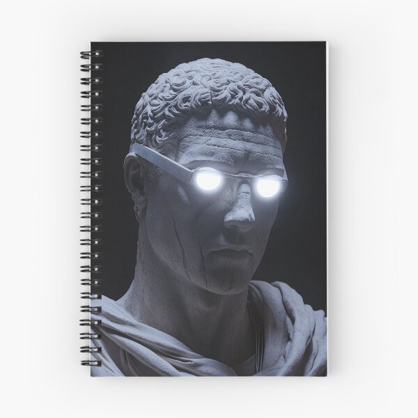 Item preview, Neon Gaze: Futuristic Greek Sculpture designed and sold by Enea Kelo.