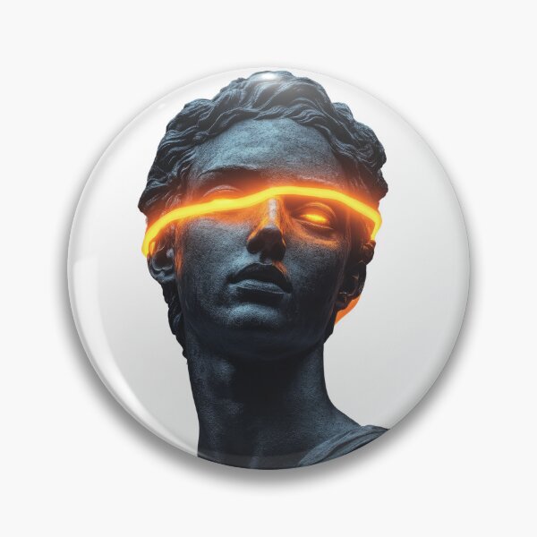 Item preview, Neon Gaze: Futuristic Greek Sculpture designed and sold by Enea Kelo.