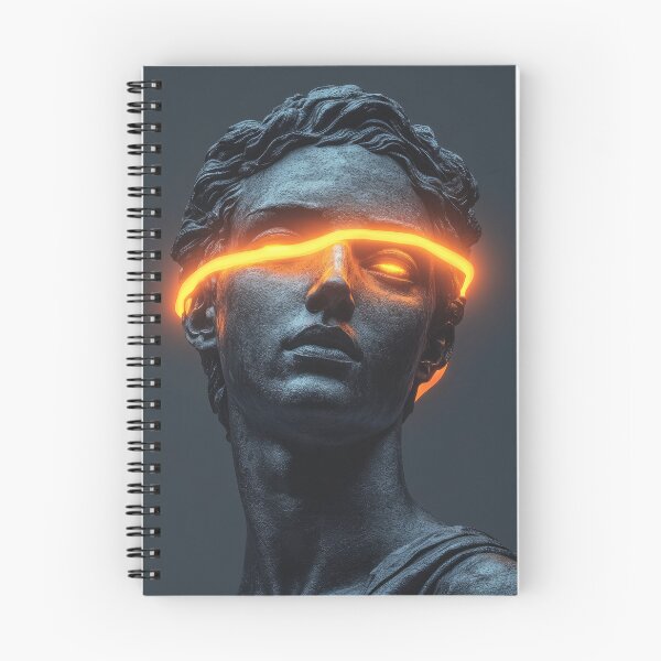Item preview, Neon Gaze: Futuristic Greek Sculpture designed and sold by Enea Kelo.