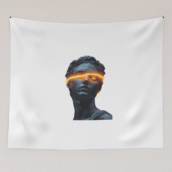 Item preview, Neon Gaze: Futuristic Greek Sculpture designed and sold by Enea Kelo.