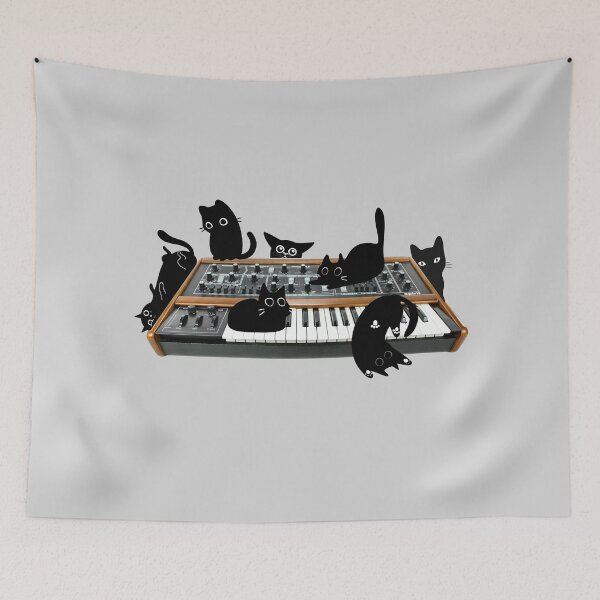 Item preview, Cats & Synthesizers 4 designed and sold by Mono.fi Studios.