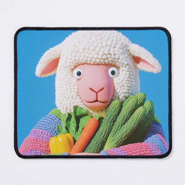 Item preview, Cute Lamb with vegetables designed and sold by Graphoteka.