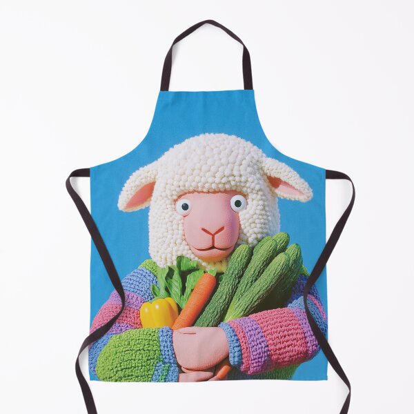Item preview, Cute Lamb with vegetables designed and sold by Graphoteka.