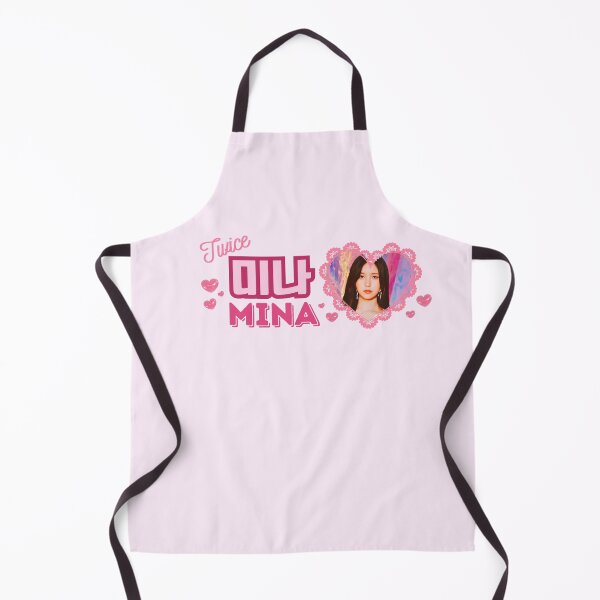 Item preview, TWICE Mina Kpop Girl Group Pink Banner Collage Design With Member Names in Hangul designed and sold by AJUNICE STUDIO.