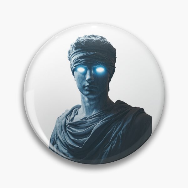 Item preview, Neon Gaze: Futuristic Roman Sculpture designed and sold by Enea Kelo.