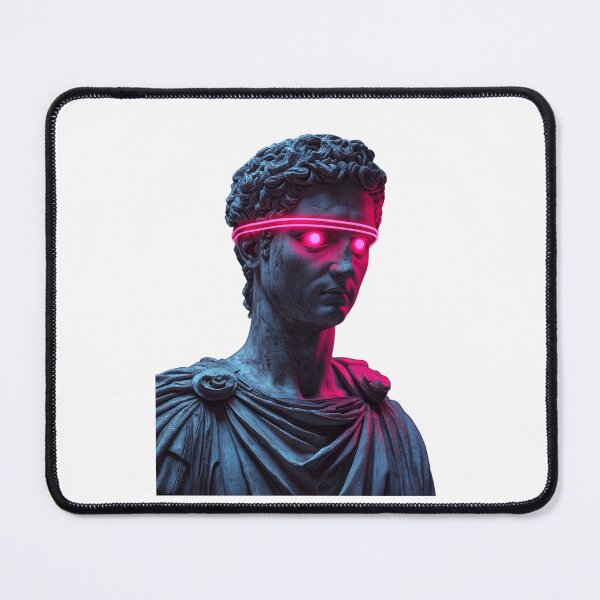 Item preview, Neon Gaze: Futuristic Roman Sculpture designed and sold by Enea Kelo.