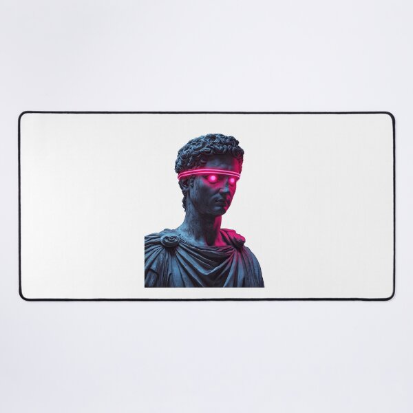 Item preview, Neon Gaze: Futuristic Roman Sculpture designed and sold by Enea Kelo.