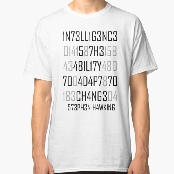 Adapt or Die Encoded Classic T-Shirt