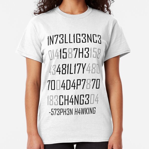 Adapt or Die Encoded Classic T-Shirt