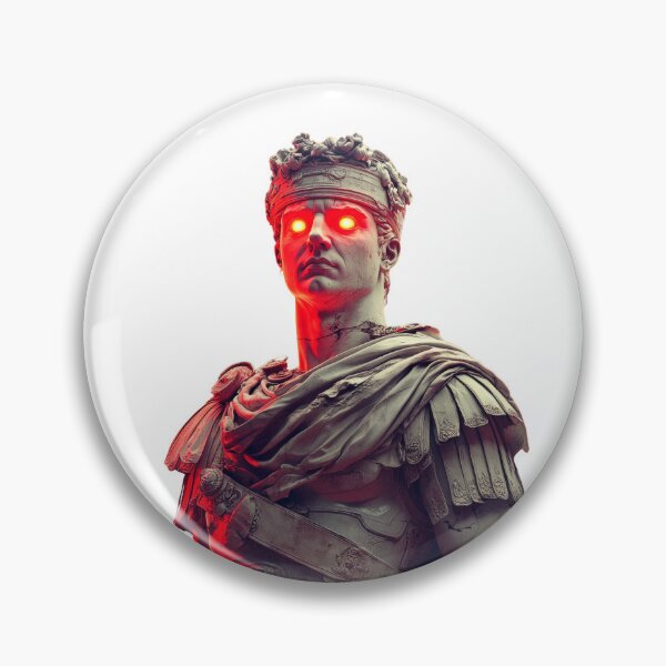 Item preview, Neon Gaze: Futuristic Roman Sculpture designed and sold by Enea Kelo.