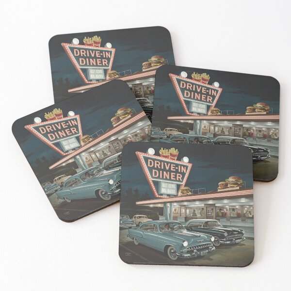 Item preview, Pure nostalgia: A journey back in time to the American drive-in diner designed and sold by smartlogo_factory.
