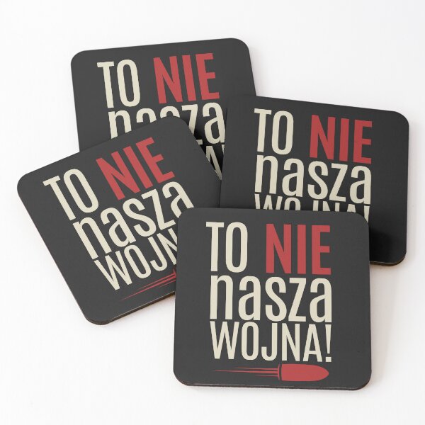 Item preview, To Nie Nasza Wojna Polish Protest Statement Anti War Message  designed and sold by Anniko Art Studio.