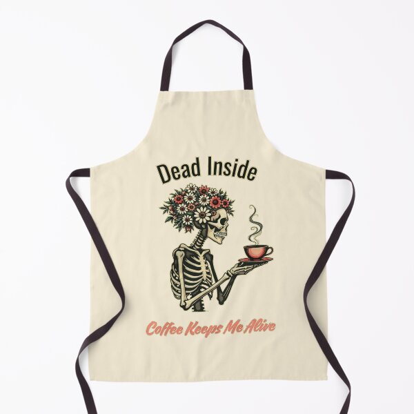 Item preview, Skeleton and  coffe Drink, dead inside, coffee lovers designed and sold by Collagedream.