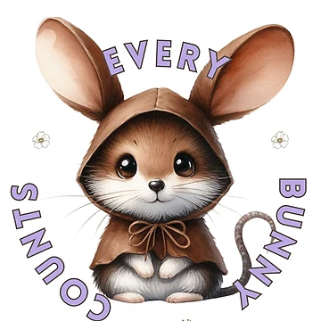 Artwork thumbnail, Every Bunny Counts - Mouse by I-RDesign