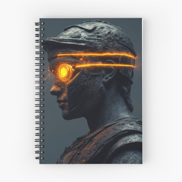 Item preview, Neon Gaze: Futuristic Roman Sculpture designed and sold by Enea Kelo.