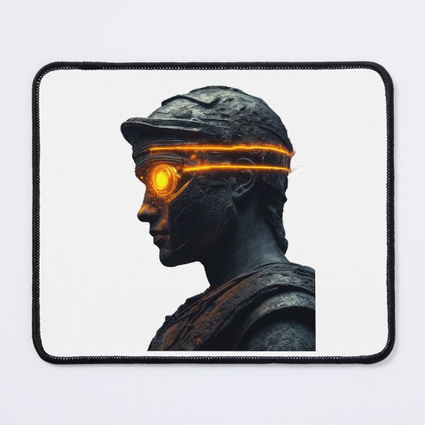 Item preview, Neon Gaze: Futuristic Roman Sculpture designed and sold by Enea Kelo.