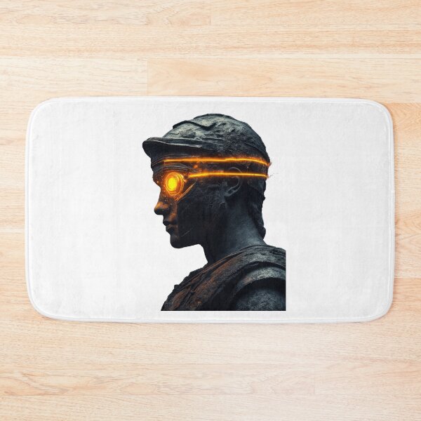 Item preview, Neon Gaze: Futuristic Roman Sculpture designed and sold by Enea Kelo.