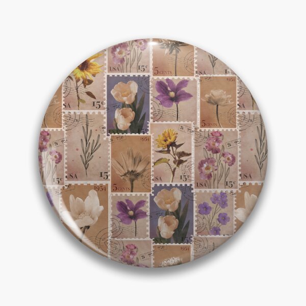 Artikelvorschau, Vintage Blumenstempel entworfen und verkauft von colorleafz.