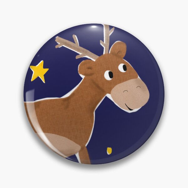 Item preview, Flying reindeer in a starry sky  designed and sold by Charlotsart .