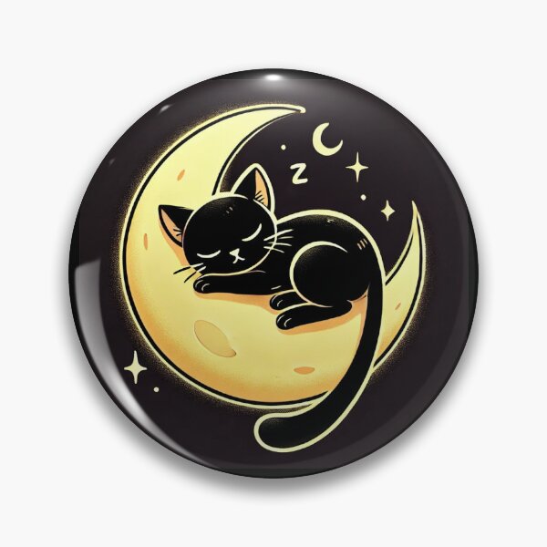 Item preview, Sleeping Cat on The Moon designed and sold by Nintenjacko.