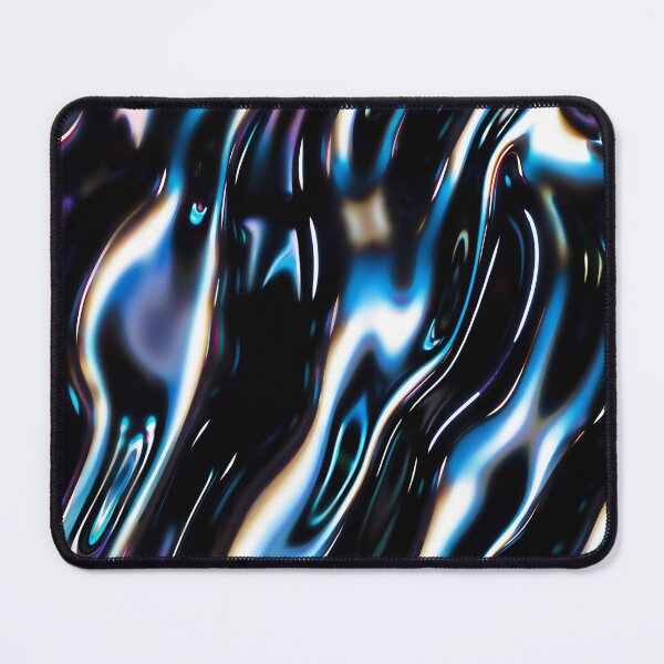 Item preview, Abstract chrome liquid meltdown metallic background designed and sold by mikath.