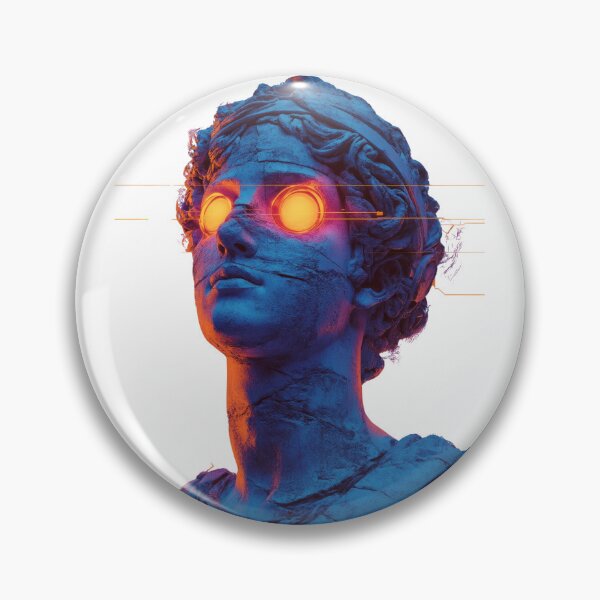 Item preview, Neon Gaze: Futuristic Greek Sculpture designed and sold by Enea Kelo.