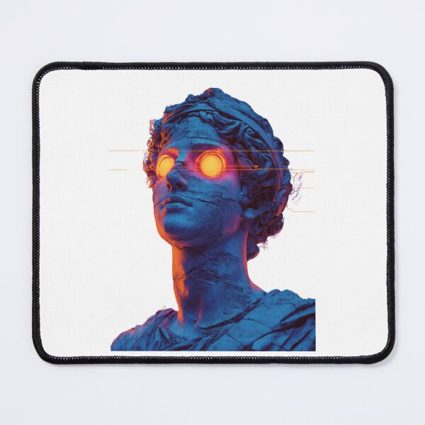 Item preview, Neon Gaze: Futuristic Greek Sculpture designed and sold by Enea Kelo.