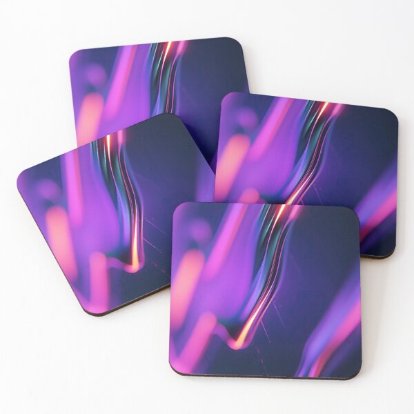 Item preview, Abstract liquid glass form in purple colors in an abstract purple background	 designed and sold by mikath.