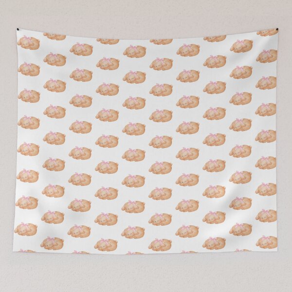 Item preview, coquette sleeping bunny designed and sold by Loveartse.